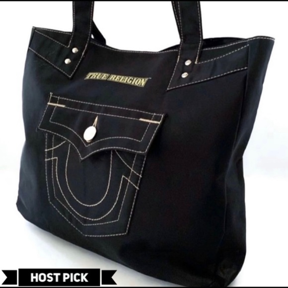 True Religion Handbags - T R U E   R E L I G I O N   SIGNATURE CANVAS TOTE